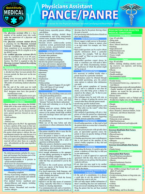 cover image of Physician Assistant PANCE & PANRE